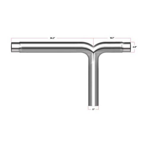 Y Pipe – 5″ Wide