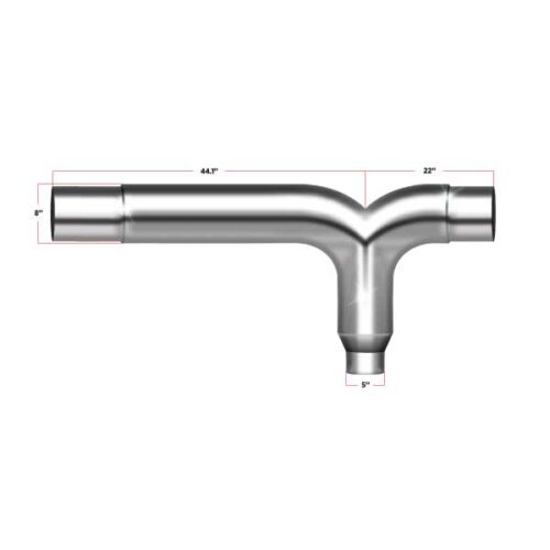 Y Pipe – 8″ Wide