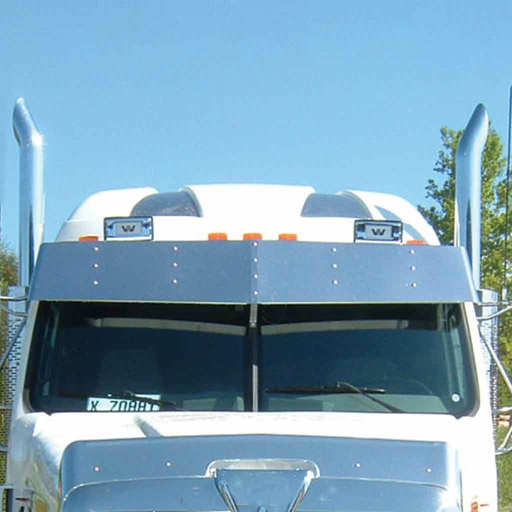 WS. CONSTELLATION 13.5″ Flat Top Sun Visor (1998+ Except 2006) – Door Mounted Mirrors | Blank