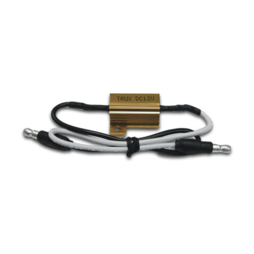 21 Watts LED Lighting Load Resistor – Male Bullet Plug to Male Bullet Plug Connector