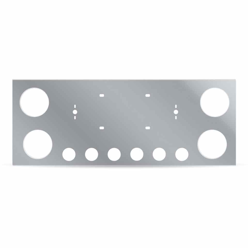 LED Rear Center Panel – 4 x 4″ Holes & 6 x 2″ Holes | Stainless Steel