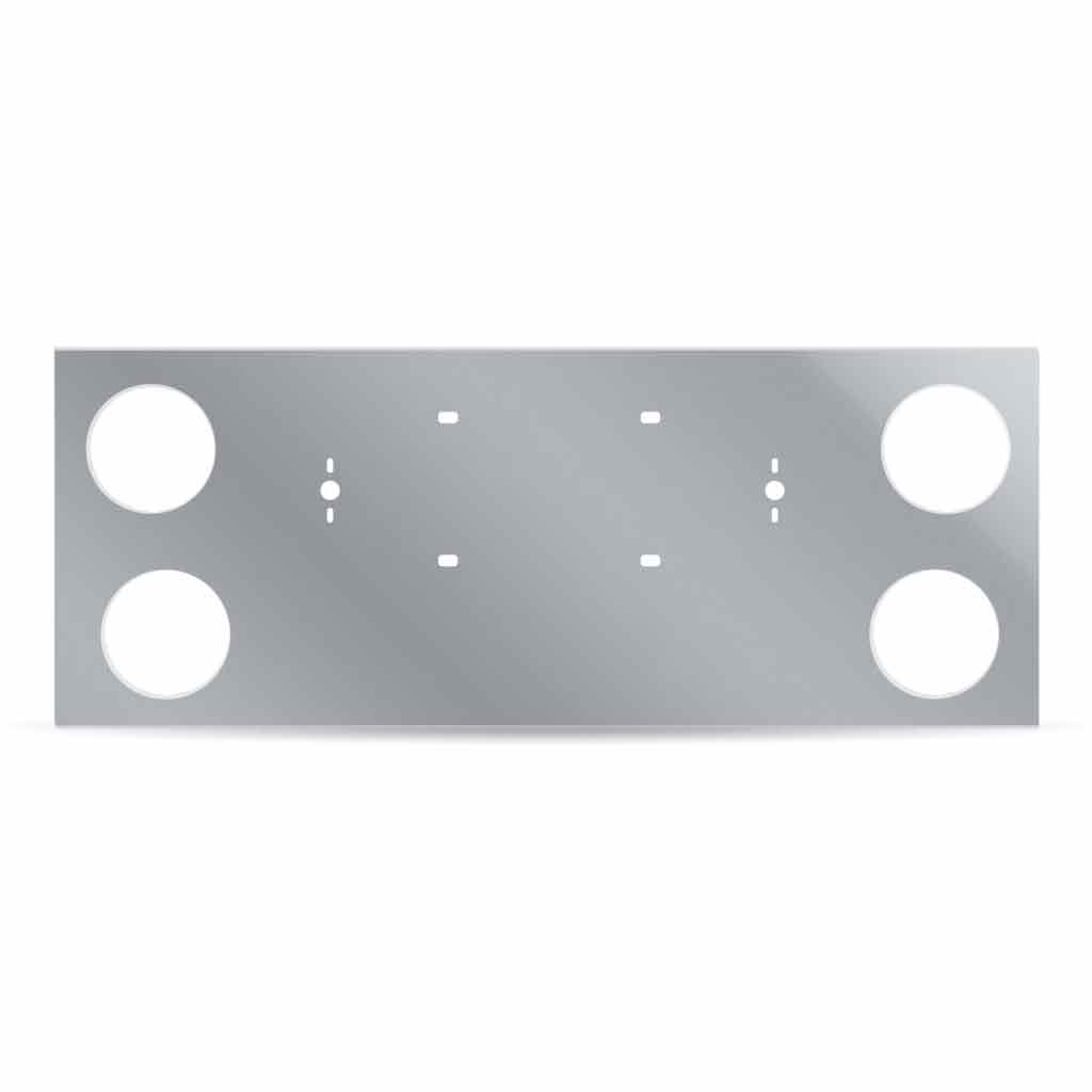 LED Rear Center Panel – 4 x 4″ Holes | Stainless Steel