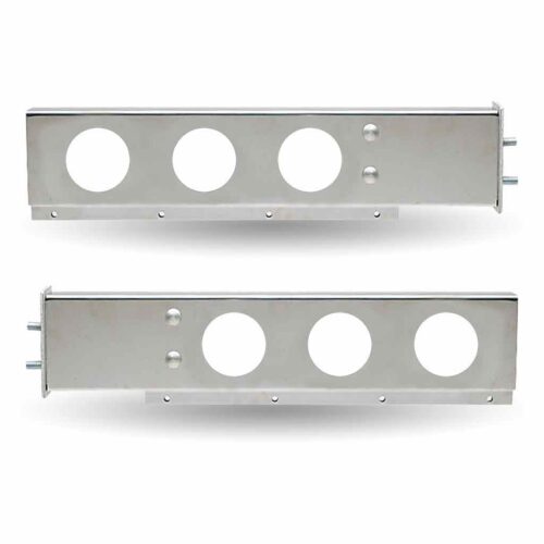 30″ Mud Flap Hangers – 2 1/2″ Bolt Spacing | 6 x 4″ Holes | Stainless Steel