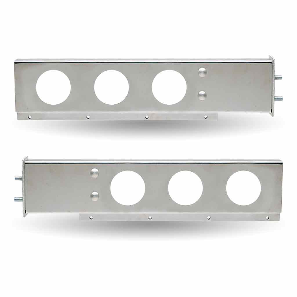 30″ Mud Flap Hangers – 2 1/2″ Bolt Spacing | 6 x 4″ Holes | Stainless Steel