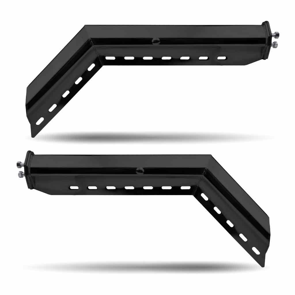 45? Angled 30″ Mud Flap Hangers – 1 1/8″ Bolt Spacing | Painted Steel