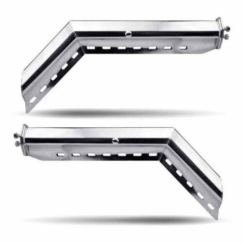 45? Angled 30″ Mud Flap Hangers – 1 1/8″ Bolt Spacing | Stainless Steel