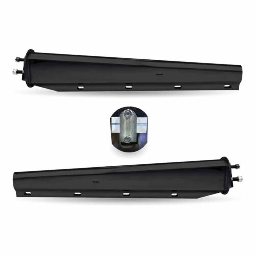 30″ Mud Flap Hangers – 1 1/8″ Bolt Spacing | Painted Steel