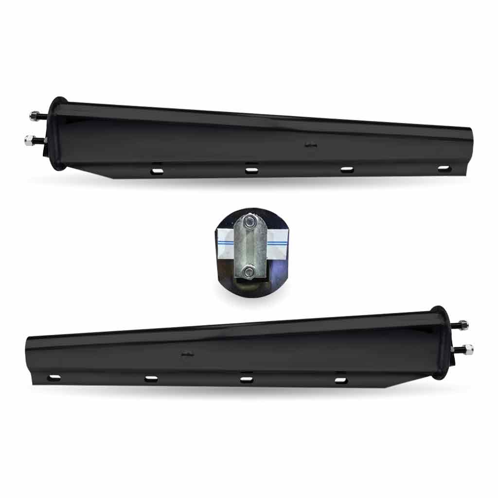 30″ Mud Flap Hangers – 1 1/8″ Bolt Spacing | Painted Steel