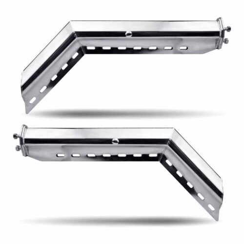 45° Angled 28.5″ Mud Flap Hangers – 2 1/2″ Bolt Spacing | Stainless Steel