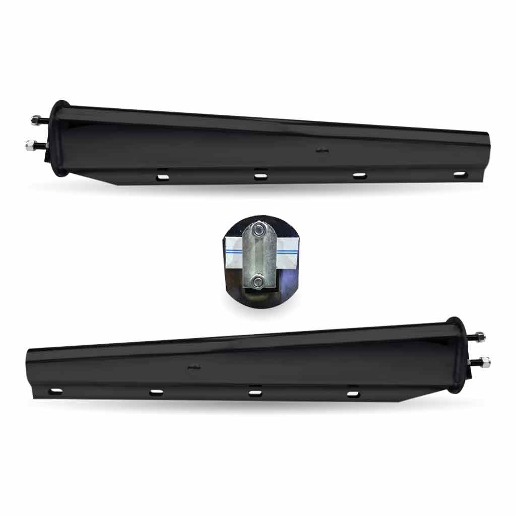 30″ Mud Flap Hangers – 2 1/2″ Bolt Spacing | Painted Steel