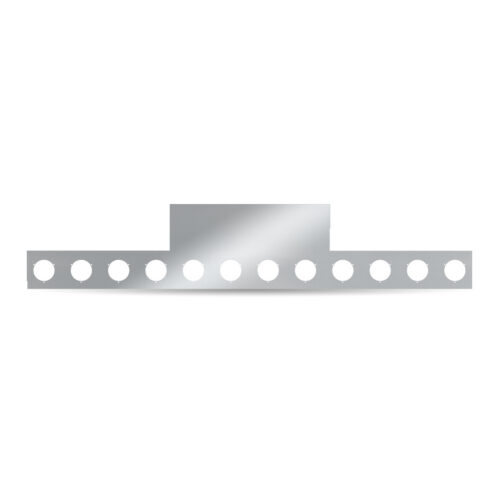 Reverse T-Bar Panel – 12 x 4” Holes | 304 Stainless Steel