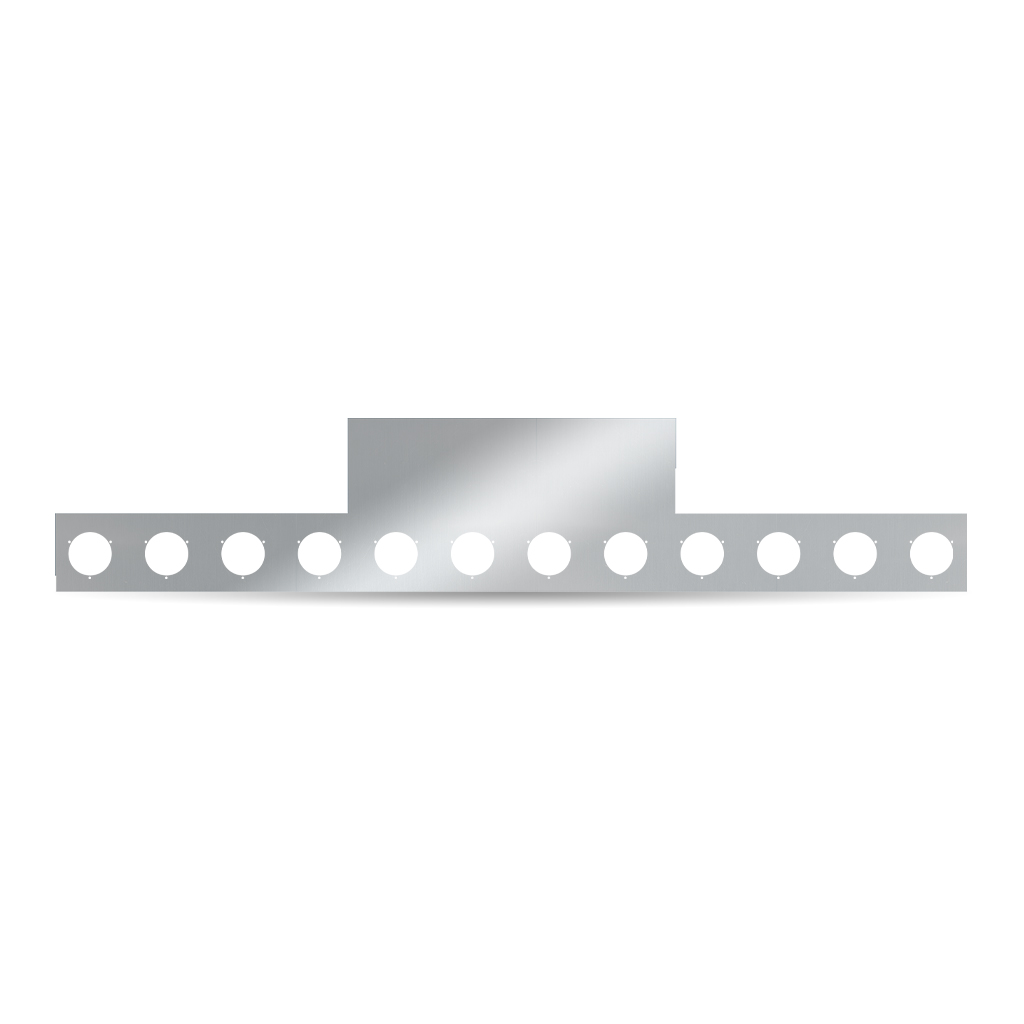Reverse T-Bar Panel – 12 x 4” Holes | 304 Stainless Steel