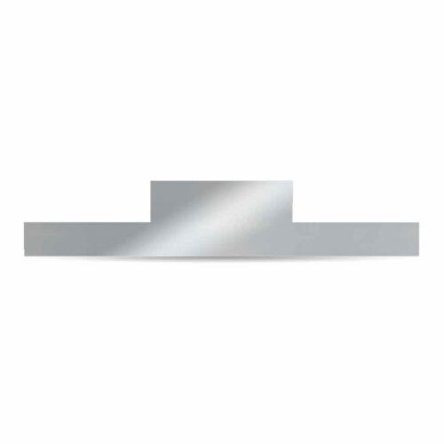 Reverse T-Bar Panel – Blank | 304 Stainless Steel