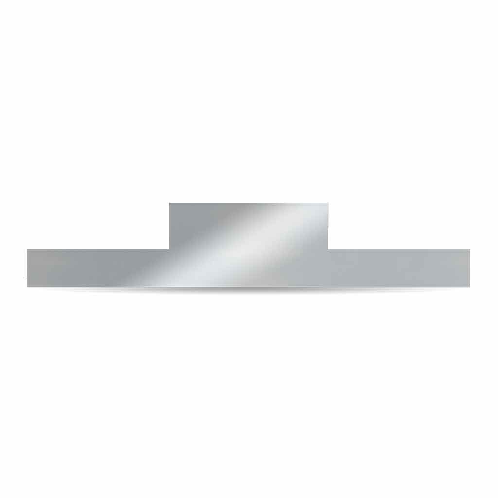 Reverse T-Bar Panel – Blank | 304 Stainless Steel