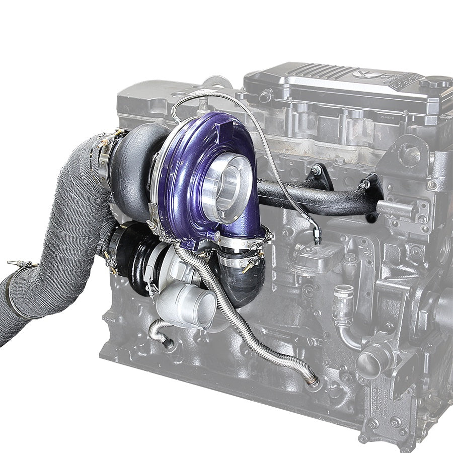 ATS Aurora Plus 5000 / 6000 / 7500 Compound Turbo System Fits 2003-2007 5.9L Cummins - Image 22