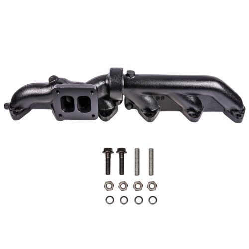 ATS Pulse Flow Exhaust Manifold Kit Fits 2003-2007 5.9L Cummins 2-Piece T3 T4 With Optional Premium Hardware And Gaskets
