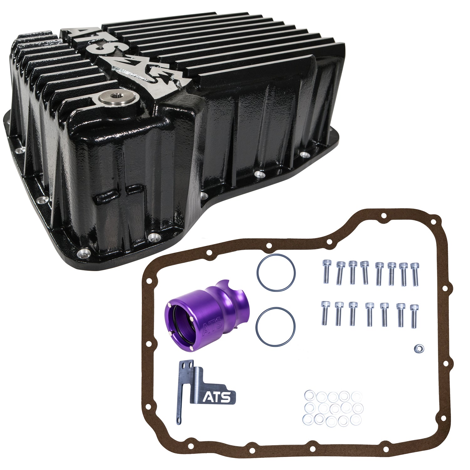 ATS 68RFE Deep Transmission Pan Fits 2007.5+ 6.7L Cummins
