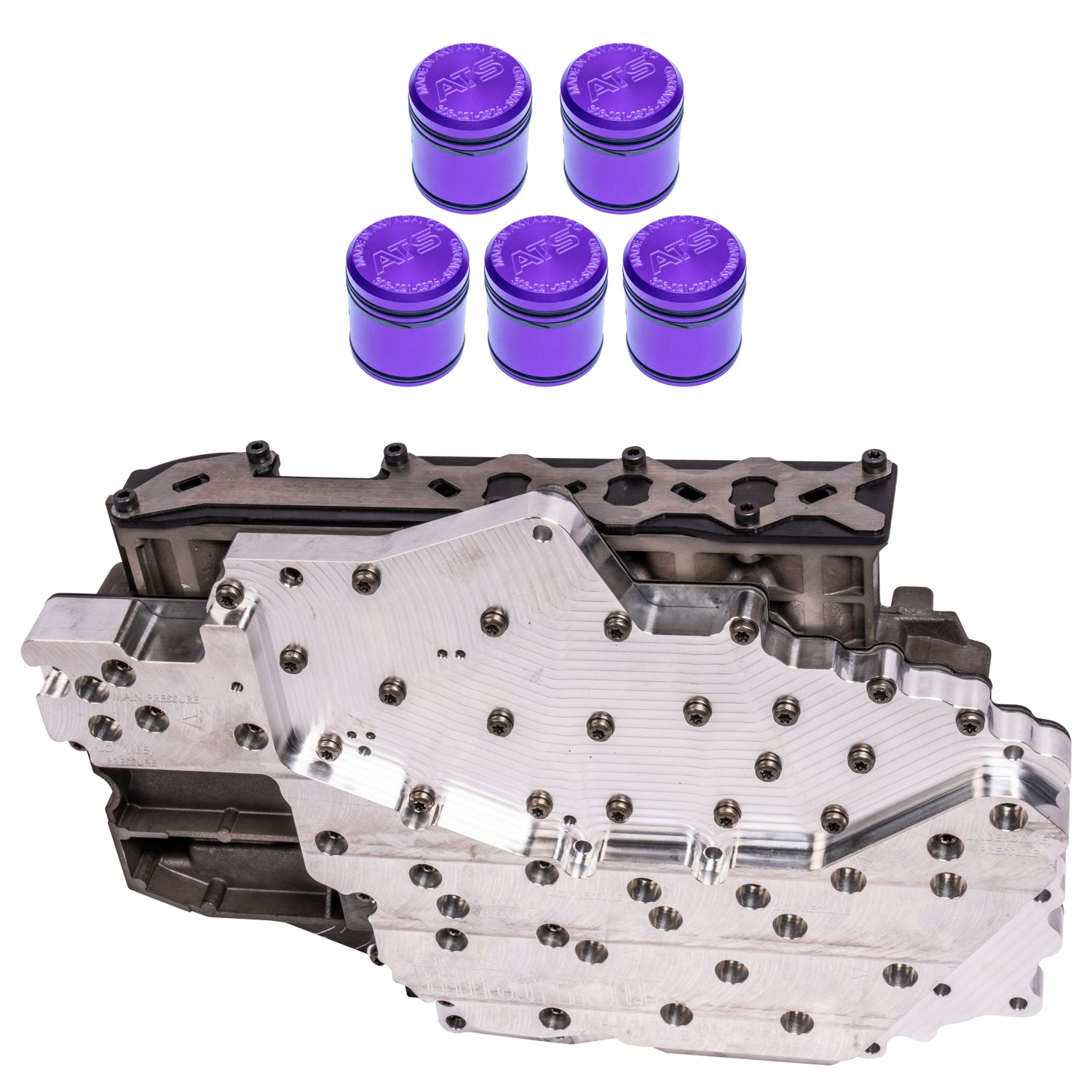 ATS 68RFE Billet Channel Plate Valve Body Fits 2007.5-2019+ 6.7L Cummins