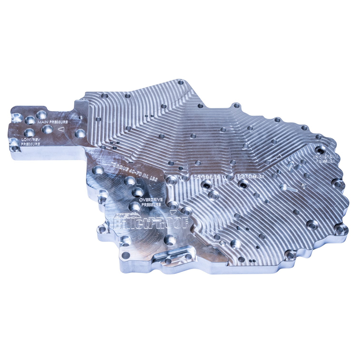 ATS 68RFE Billet Channel Plate Fits 2007.5-2019+ 6.7L Cummins